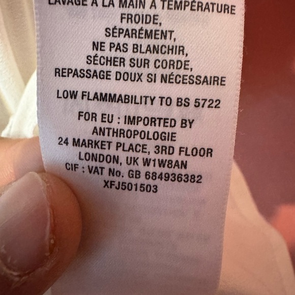 Maeve White Lace Trim Women's Top - Picture 5 of 14